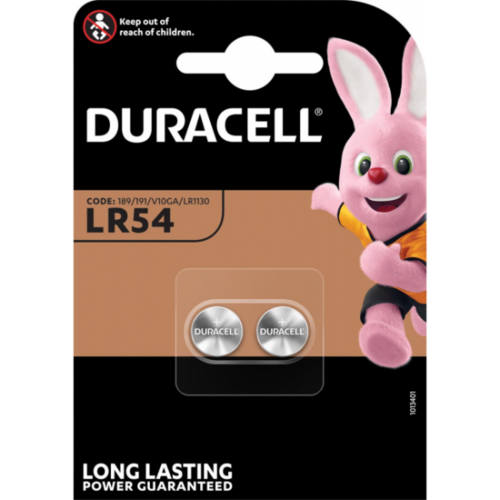  Duracell Alkaline LR54 1.5V blister 2 (incl. vwb) 
