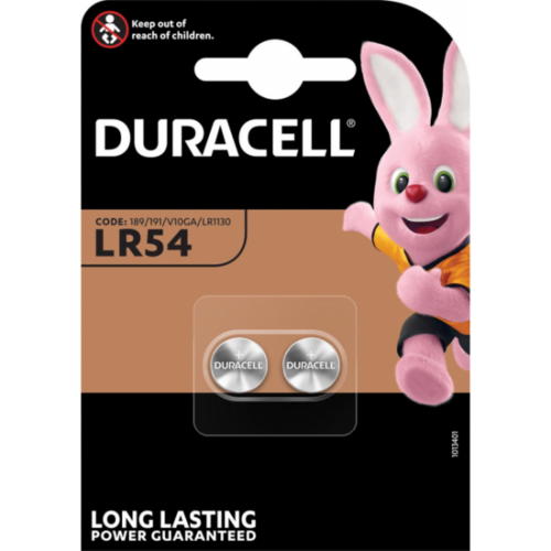  Duracell LR54 / V10GA 1.5V Alkaline blister 2 