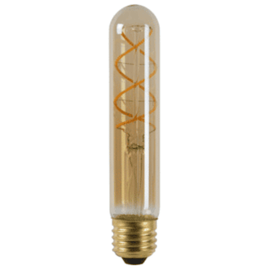 Vintage LED Tube 185mm 4W Filament Lamp Amber Dimbaar-1