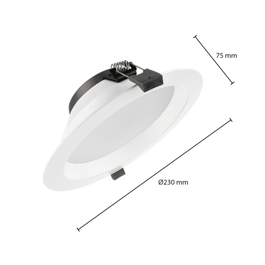 LED Downlight | CCT-Switch | Ø195 | 20W-2