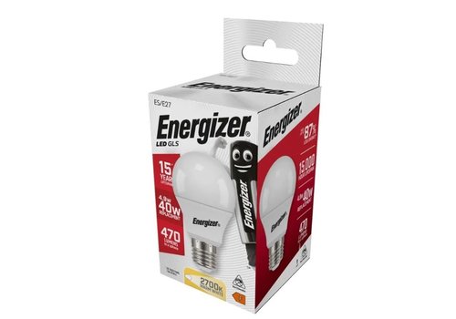  Energizer Normaal E27 4,9W(=40W) 2700K 470LM 