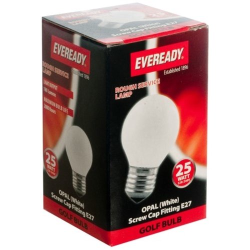  Eveready 25W E27 Gloeilamp Kogel Mat 