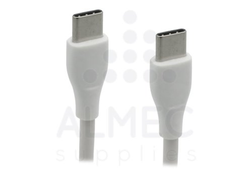  A-DAPT Laadkabel USB-C 3.1 zware uitvoering 1,8m wit 