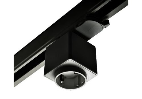  GHM 3-Fase Rail Stopcontact Zwart 
