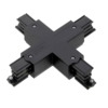 GHM 3-Fase Rail X-Vorm Connector Zwart