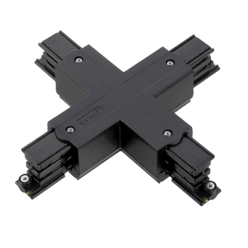  GHM 3-Fase Rail X-Vorm Connector Zwart 
