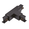 GHM 3-Fase Rail T-Vorm Connector Rechts Zwart