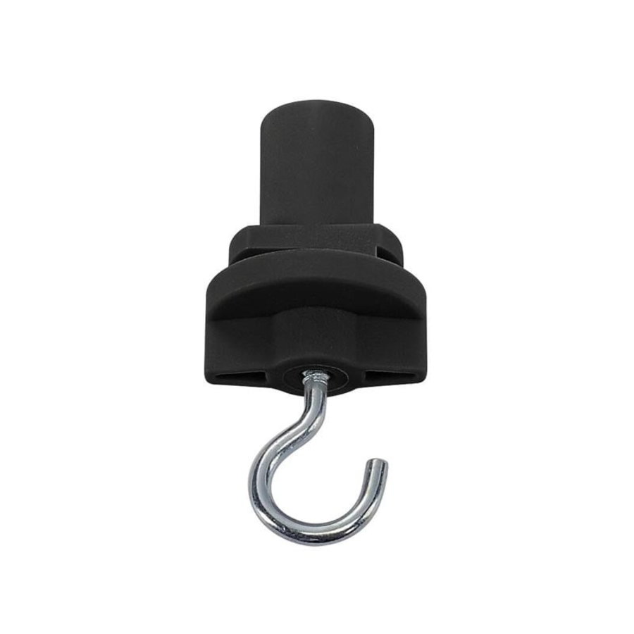 3-Fase Rail Adapter Met Haak Zwart-2