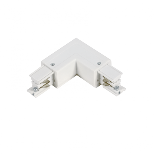  GHM 3-Fase Rail L-Vorm Connector Binnenkant Wit 