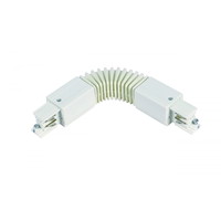 3-Fase Rail Flexibele Connector Wit