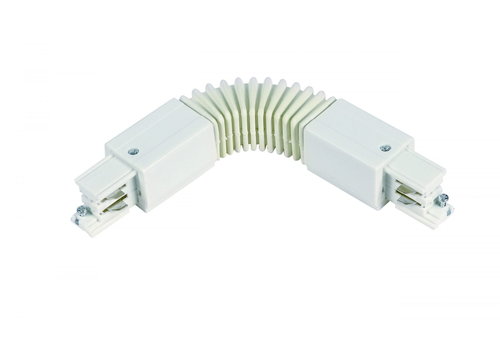  3-Fase Rail Flexibele Connector Wit 