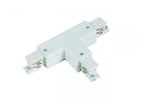  3-Fase Rail T-Vorm Connector Rechts 1 Wit 