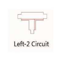 thumb-3-Fase Rail T-Vorm Connector Links 2 Wit-2