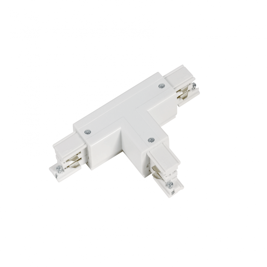 3-Fase Rail T-Vorm Connector Links 2 Wit-1