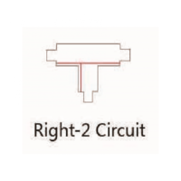 thumb-3-Fase Rail T-Vorm Connector Rechts 2 Wit-2