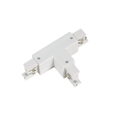  GHM 3-Fase Rail T-Vorm Connector Rechts 2 Wit 