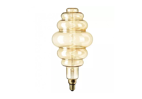  LED Paris Globe 6W Filament Lamp Amber Dimbaar 