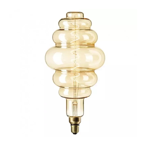  LED Paris Globe 6W Filament Lamp Amber Dimbaar 