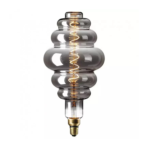  GHM LED Paris Globe 6W Filament Lamp Smoke Dimbaar 