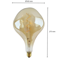 thumb-LED Organic Evo 6W Filament Lamp Amber Dimbaar-2