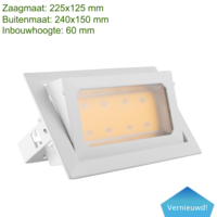 thumb-Downlight Kantelbaar 240x150 30W 4000K 2700Lumen-6