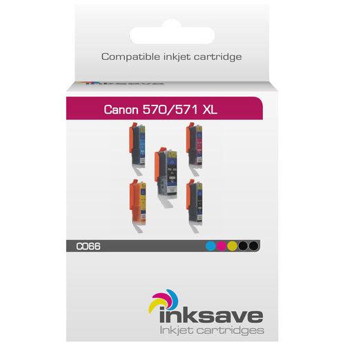  Inksave Canon PGI 570 & CLI 571 XL Multipack 