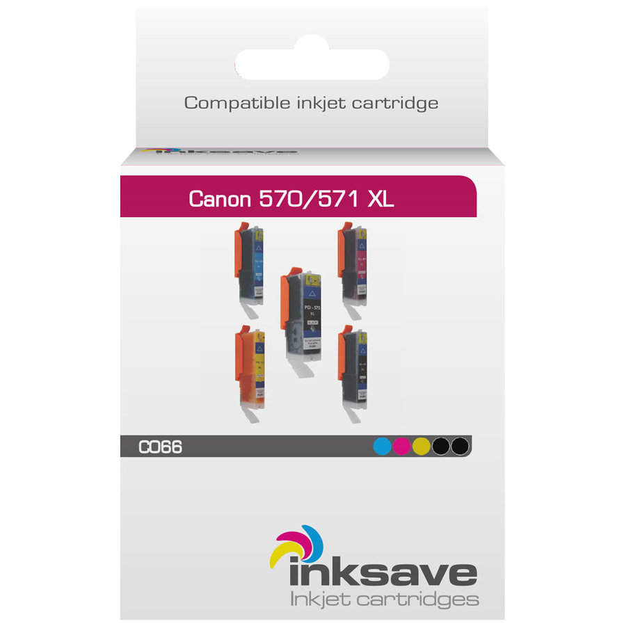 Inkt cartridge Canon PGI 570 & CLI 571 XL Multipack v-1