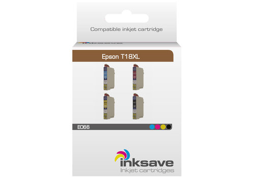  Inksave Inkt cartridge Epson 18 XL Multipack 