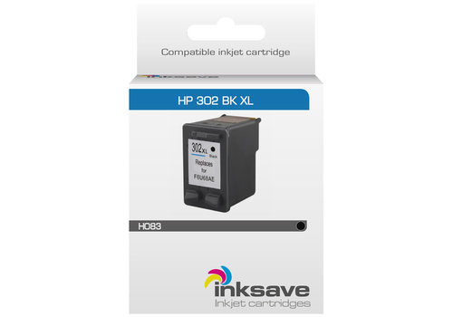  Inksave HP 302 BK XL 