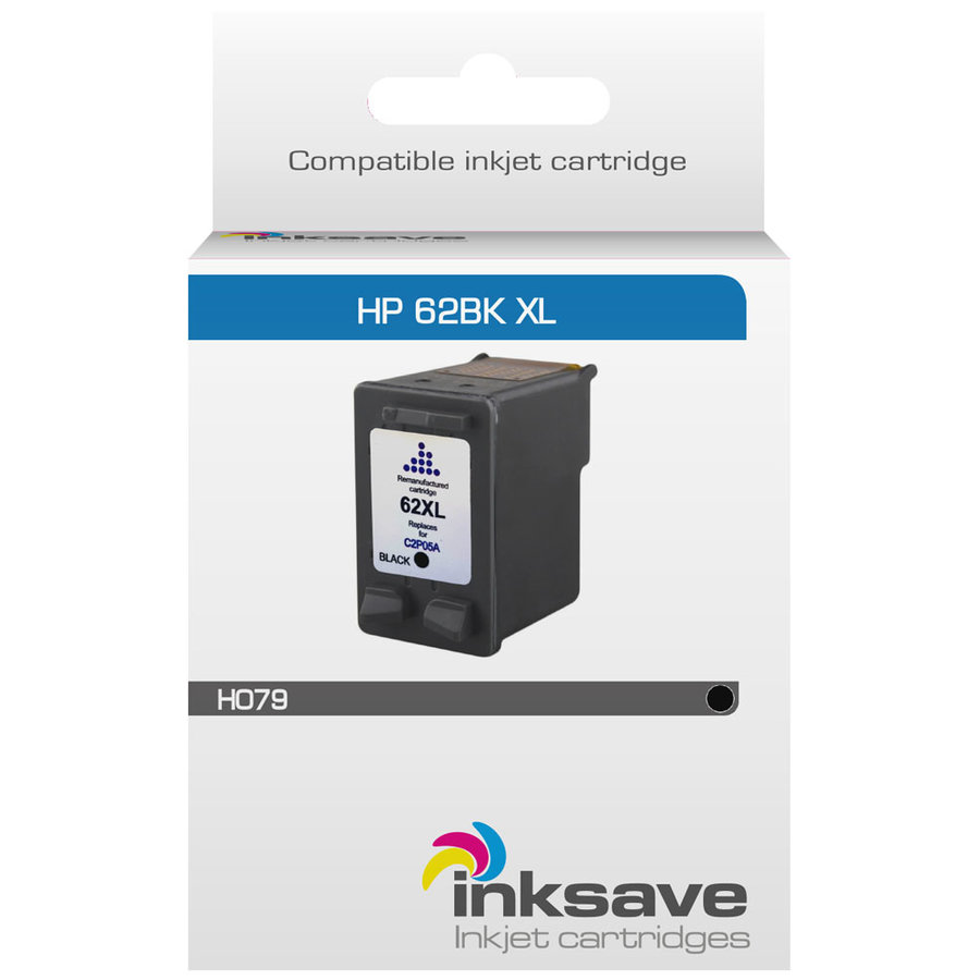 Inkt cartridge HP 62 BK XL-1
