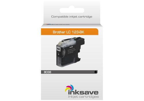 Inksave Inkt cartridge Brother LC 123 BK 