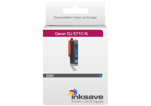  Inksave Inkt cartridge Canon CLI 571 C XL 