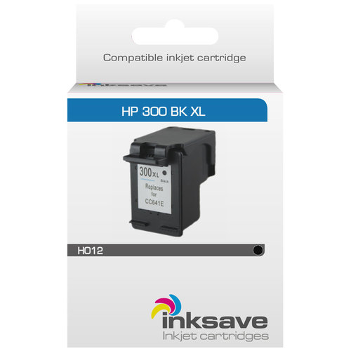  Inksave Inkt cartridge HP 300 BK XL 