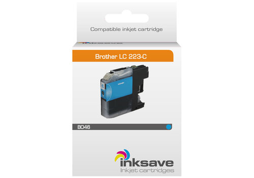  Inksave Inkt cartridge Brother LC 223 C 