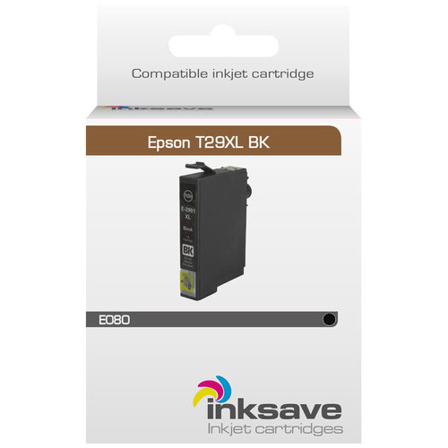  Inksave Inkt cartridge Epson 29 BK XL 