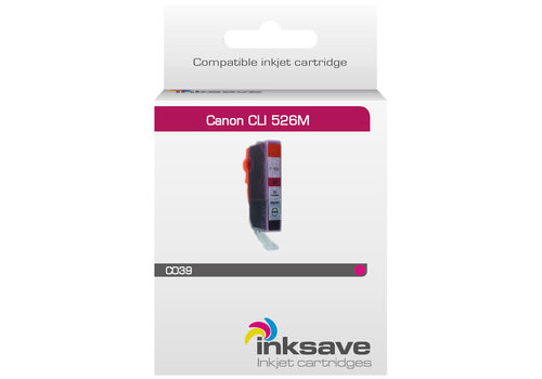  Inksave Inkt cartridge Canon CLI 526 M 