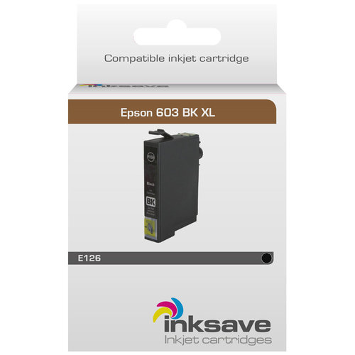  Inksave Inkt cartridge Epson 603 BK XL 