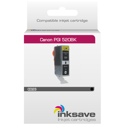  Inksave Inkt cartridge Canon PGI 520 BK 