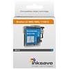 Inksave Inkt cartridge Brother LC 980/985/1100 C