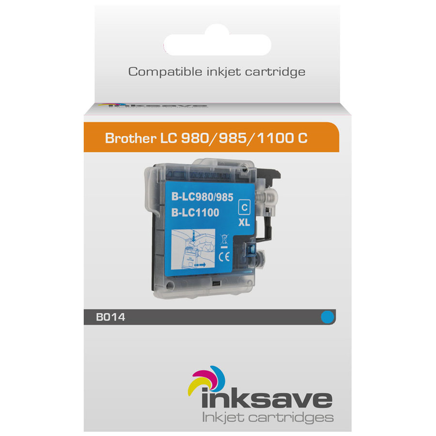 Inkt cartridge Brother LC 980/985/1100 C-1