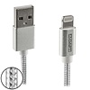 Data en laadkabel USB-A > Apple 8-pins MFI 1m zilver