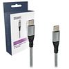 Data-/laadkabel USB-C > USB-C 1m PRO grijs