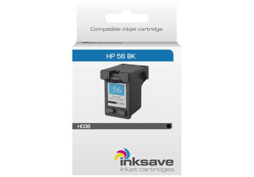  Inksave Inkt cartridge HP 56 BK XL 