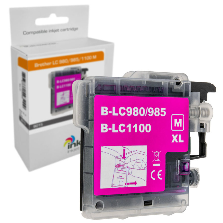Inkt cartridge Brother LC 980/985/1100 M-2