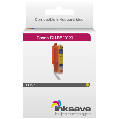  Inksave Canon CLI 551 Y XL 