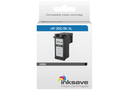  Inksave Inkt cartridge HP 350 BK XL 