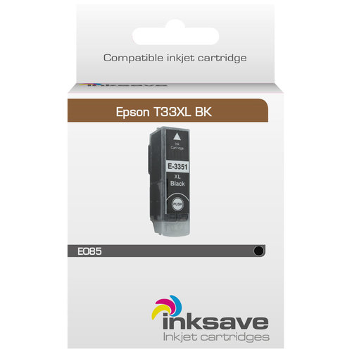  Inksave Inkt cartridge Epson 33 BK XL 