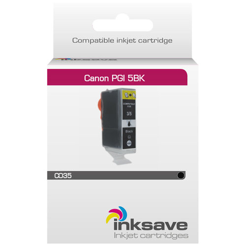  Inksave Canon PGI 5 & BCI 3e BK 