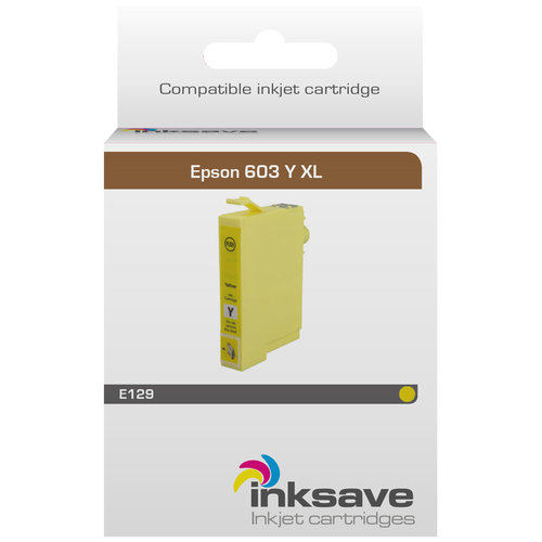  Inksave Inkt cartridge Epson 603 Y XL 