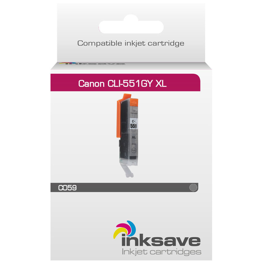 Inkt cartridge Canon CLI 551 GY XL-1